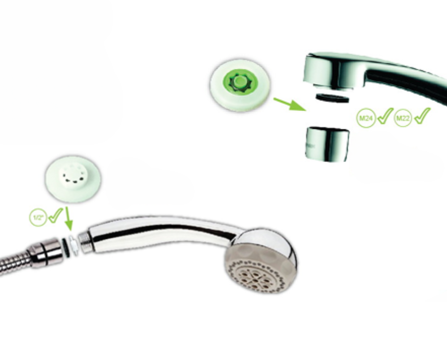 Ecosavers - Waterbespaarder - Kraan & Douche
