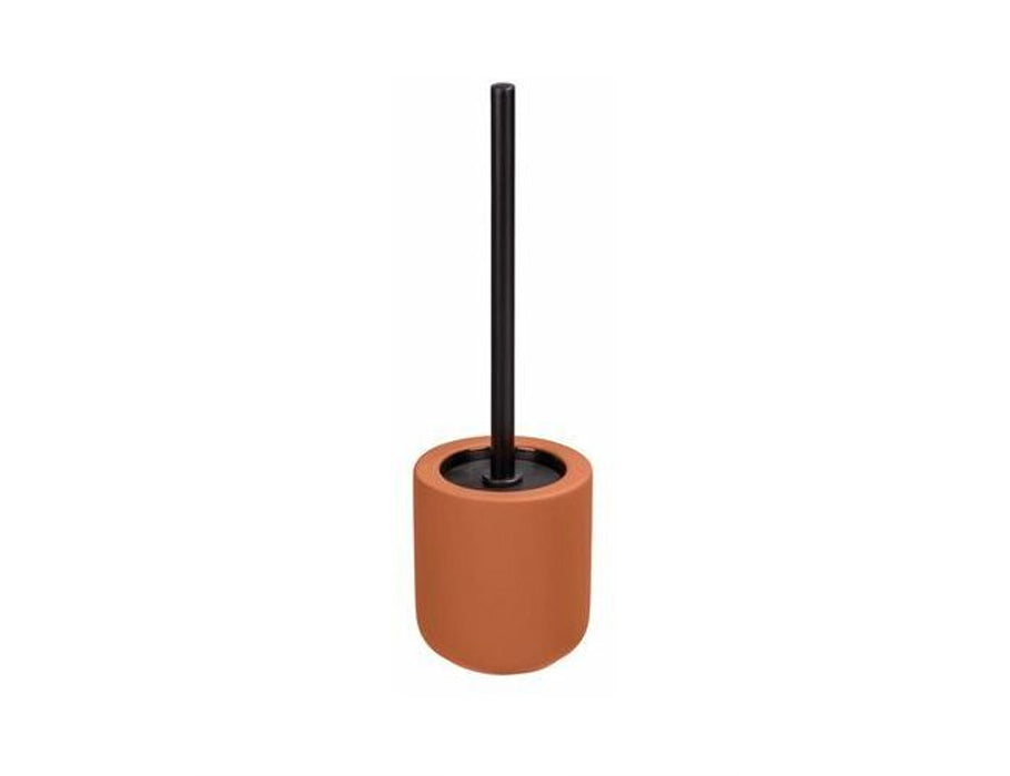 Wenko - WC borstel met houder - Terracotta