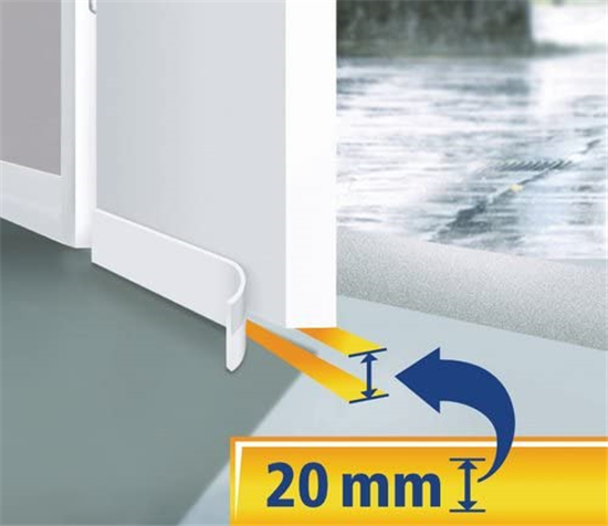 Tesa - Tochtband - Binnendeur - 1m x 38mm - wit