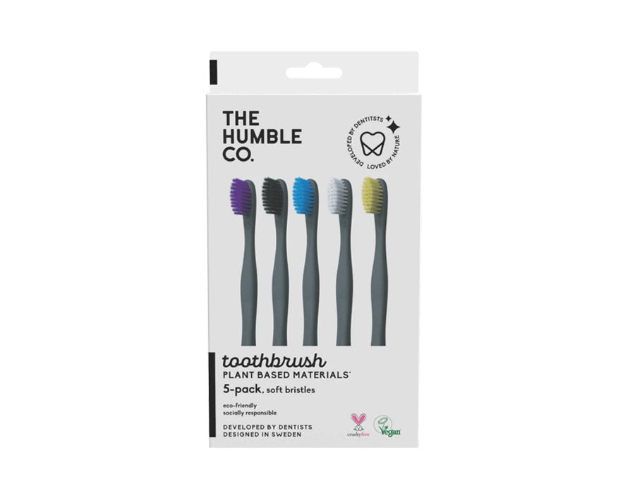 The Humble Co. - Tandenborstel - Plant Based - 5 Stuks