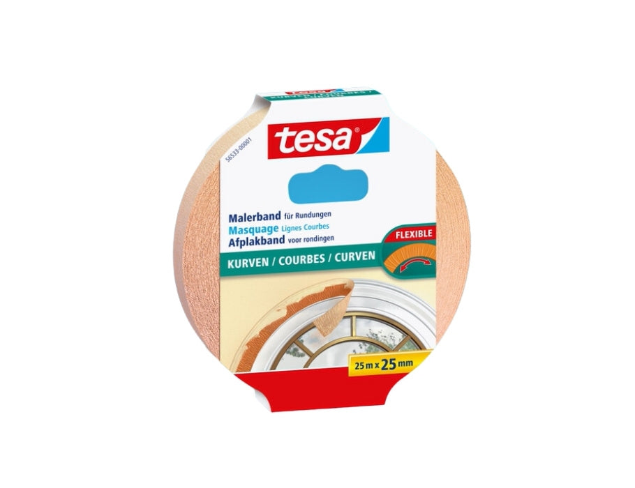 Tesa - Afplakband Flexible - 25m x 25mm