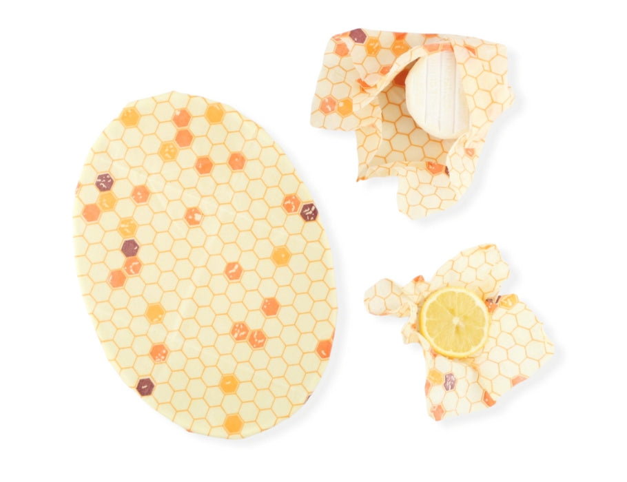 Beewise - Bijenwasdoek - Set van 3