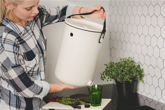 EM Agriton - Bokashi - Design keukenemmer - 9,6L - Set van 2