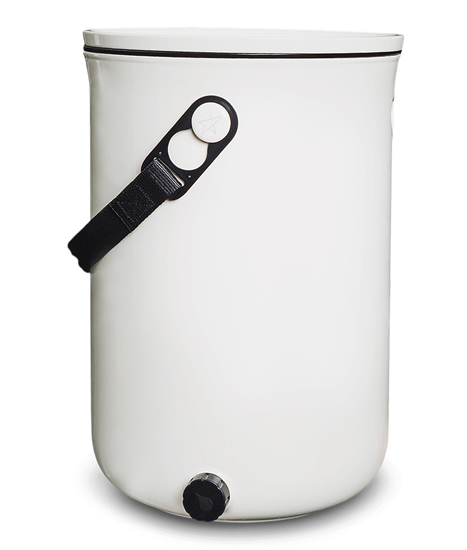 EM Agriton - Bokashi - Design keukenemmer - 9,6L - Set van 2