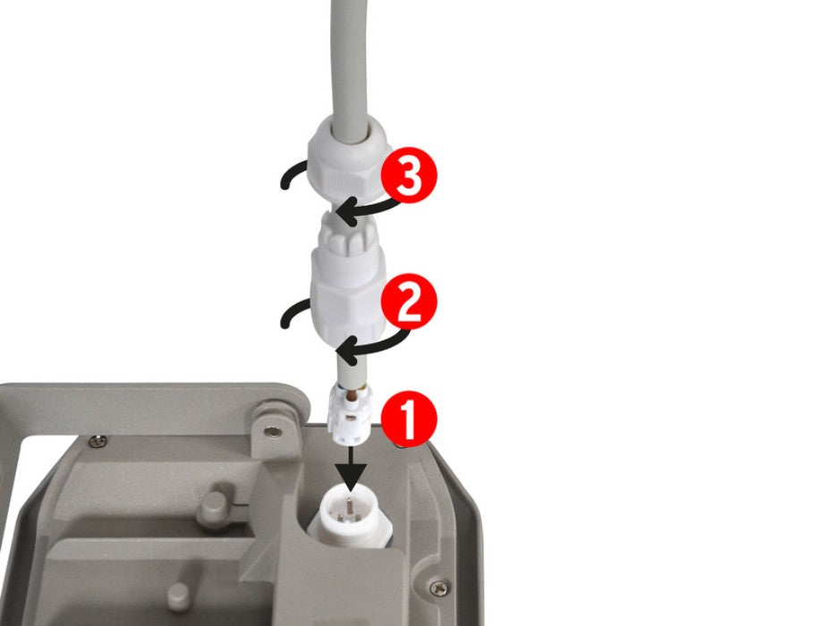 Brennenstuhl - LED-Schijnwerper - 2080 lm - Met Bewegingsmelder