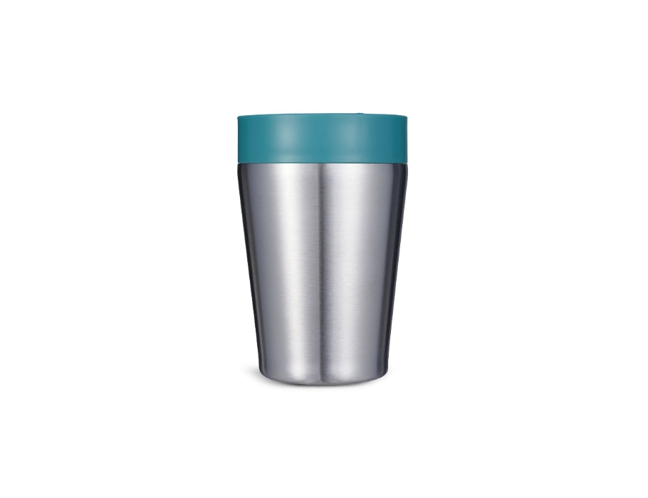 Circular&Co. - Koffiebeker - RVS - Grijs/Groen - 227 ml