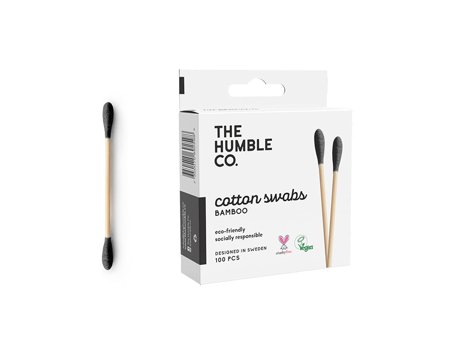 The Humble Co. - Bamboe wattenstaafjes - Zwart