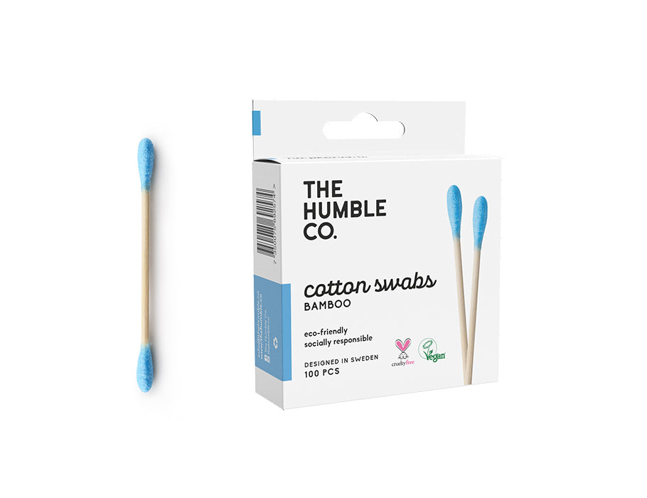 The Humble Co. - Bamboe wattenstaafjes - Blauw