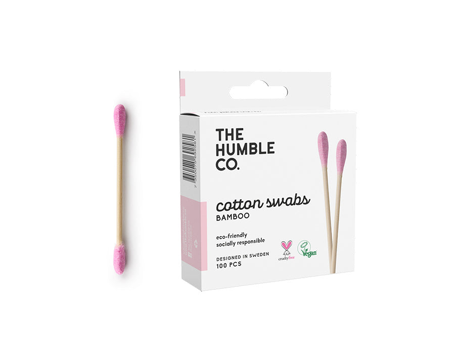 The Humble Co. - Bamboe wattenstaafjes - Roze