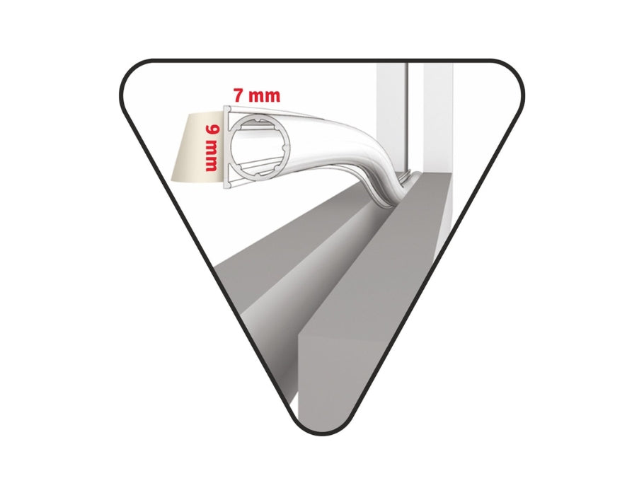 Deltafix - Tochtband O-profiel - 6m - 9mm x 7mm