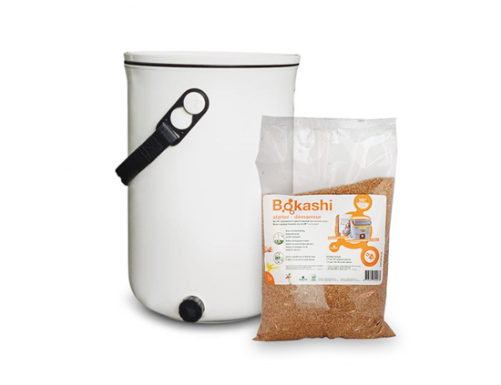 EM Agriton - Bokashi - Design keukenemmer - 9,6L - Set van 2