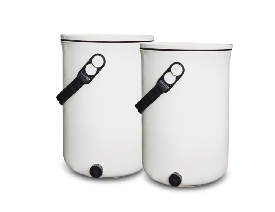 EM Agriton - Bokashi - Design keukenemmer - 9,6L - Set van 2
