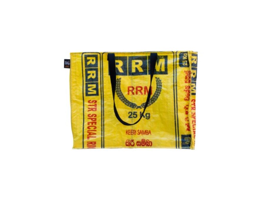 Fairzone - Opvangtas van herbruikte rijstzakken