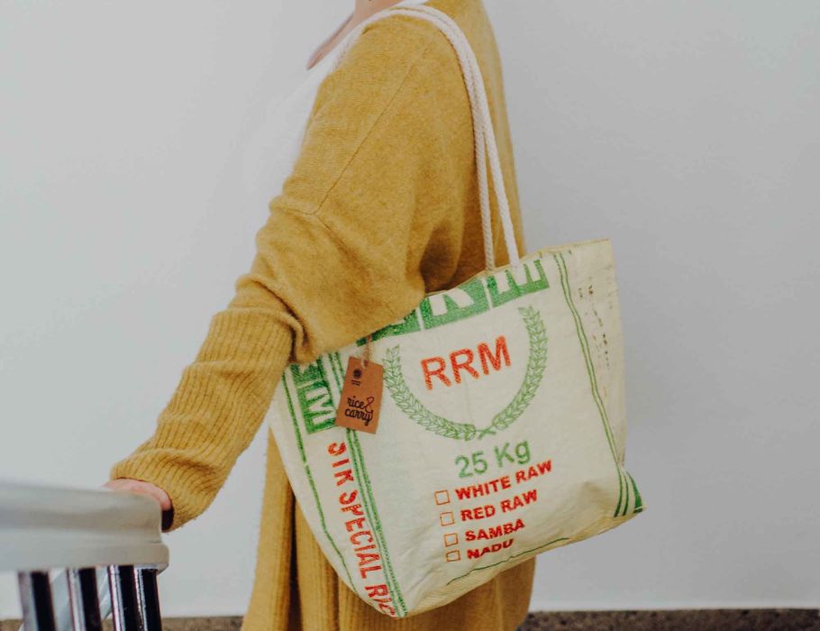Fairzone - Strandtas - Upcycleded Rijstzakken
