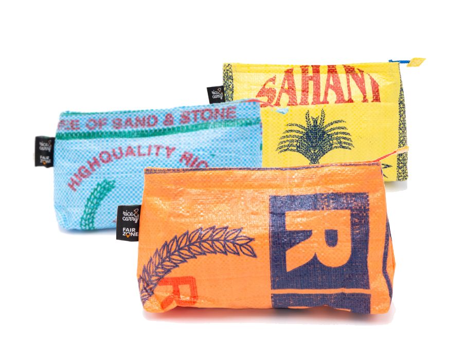 Fairzone - Toilettas - Upcycled Rijstzak