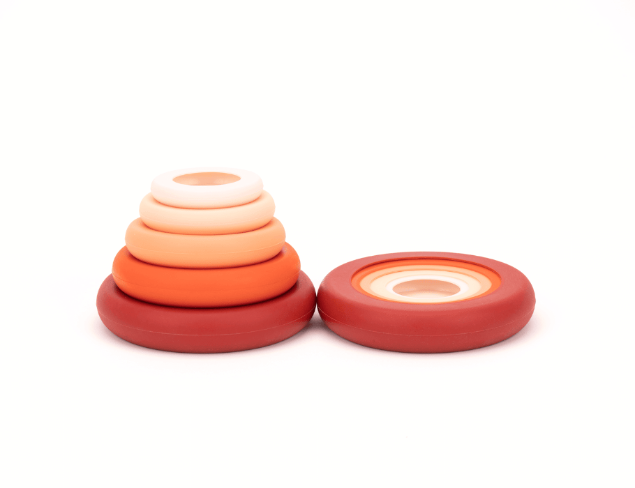 Food Huggers - Herbruikbare siliconen deksels - Terracotta Kleuren - 5 stuks