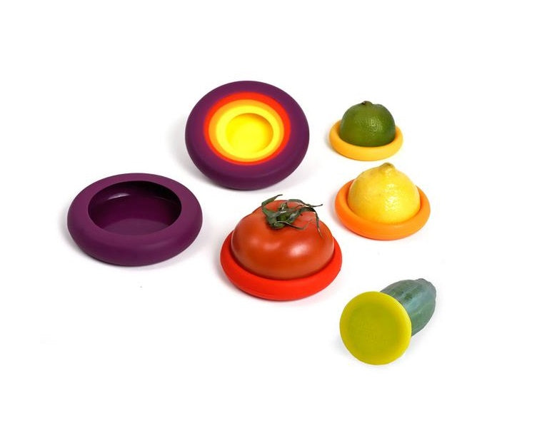 Food Huggers - Herbruikbare siliconen deksels - Autumm Harvest - 5 stuks