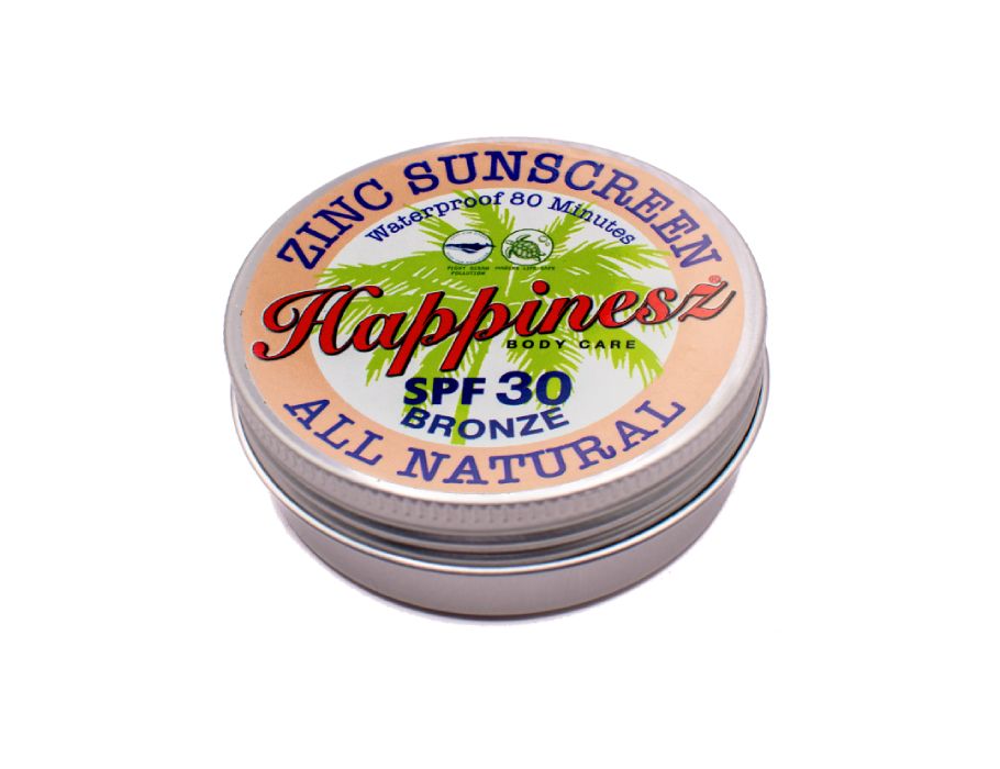 Happinesz - Zonnebrandcrème - SPF 30 - Zink Bronze