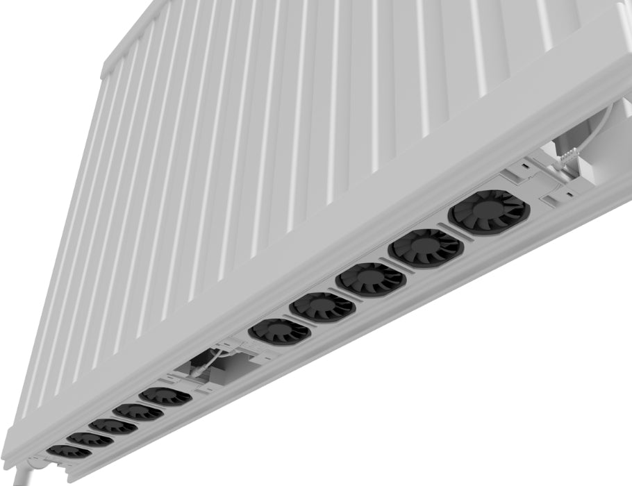 Heat Fan - Heatfan 5 - Radiatorventilator - TRIO - Wit + Touch Sensor