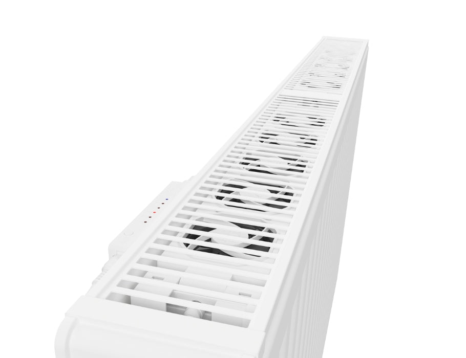 Heat Fan - Heatfan 5 - Radiatorventilator - TRIO - Wit + Touch Sensor