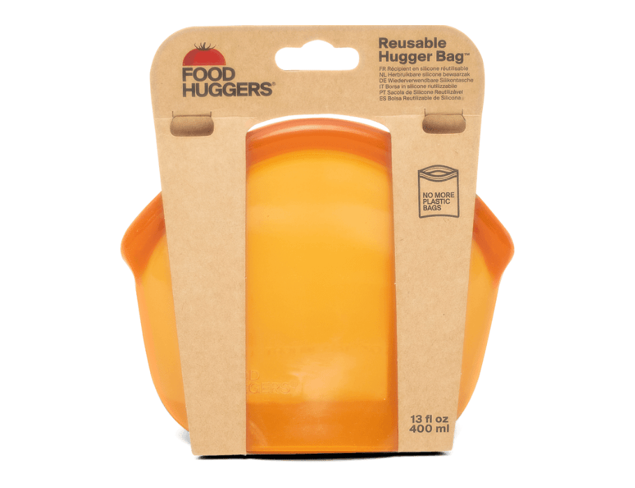 Food Huggers - Herbruikbare Bewaarzak - Amber - 400ml