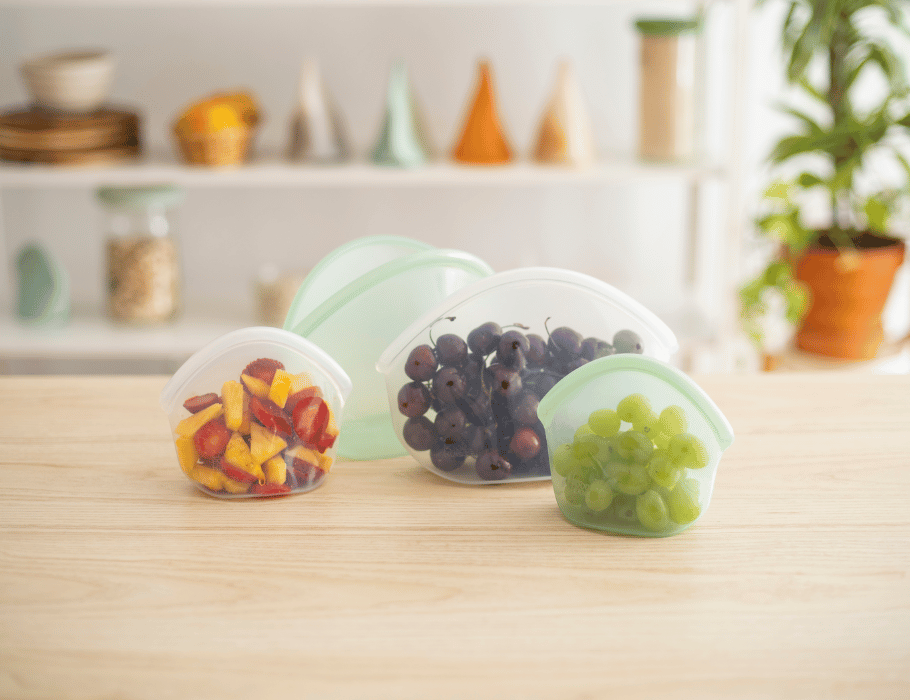 Food Huggers - Herbruikbare Bewaarzak - Clear - 400ml