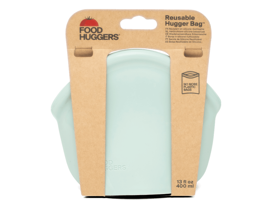 Food Huggers - Herbruikbare Bewaarzak - Jade Solid - 400ml