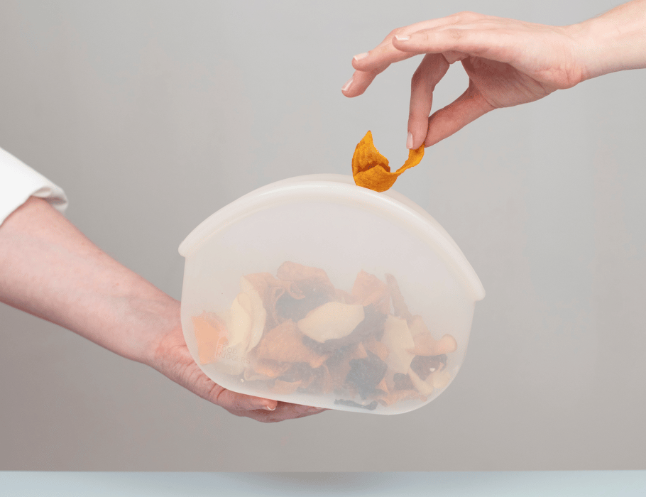 Food Huggers - Herbruikbare Bewaarzak - Champagne Frost - 900ml