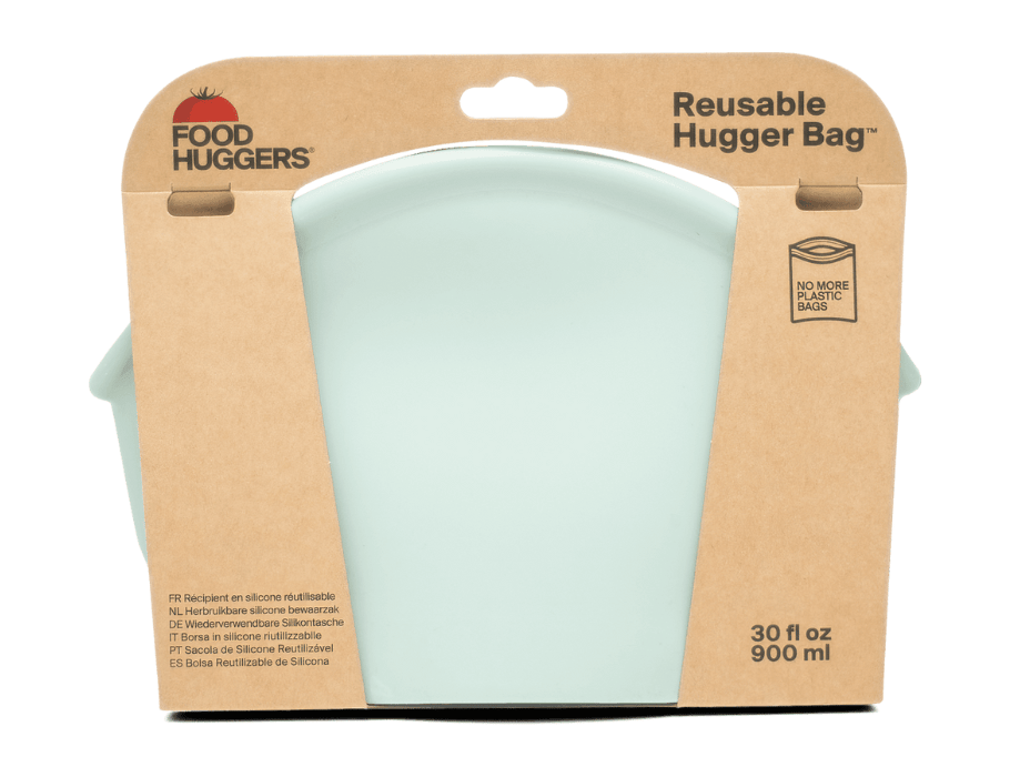 Food Huggers - Herbruikbare Bewaarzak - Jade Solid - 900ml