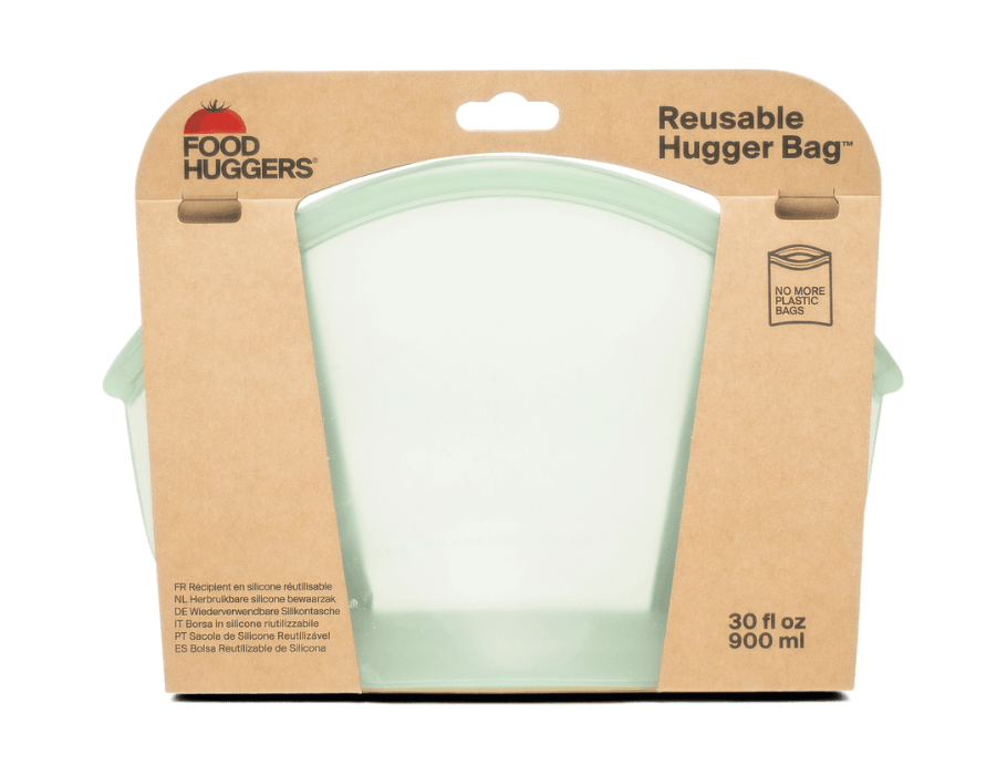 Food Huggers - Herbruikbare Bewaarzak - Juniper Clear - 900ml