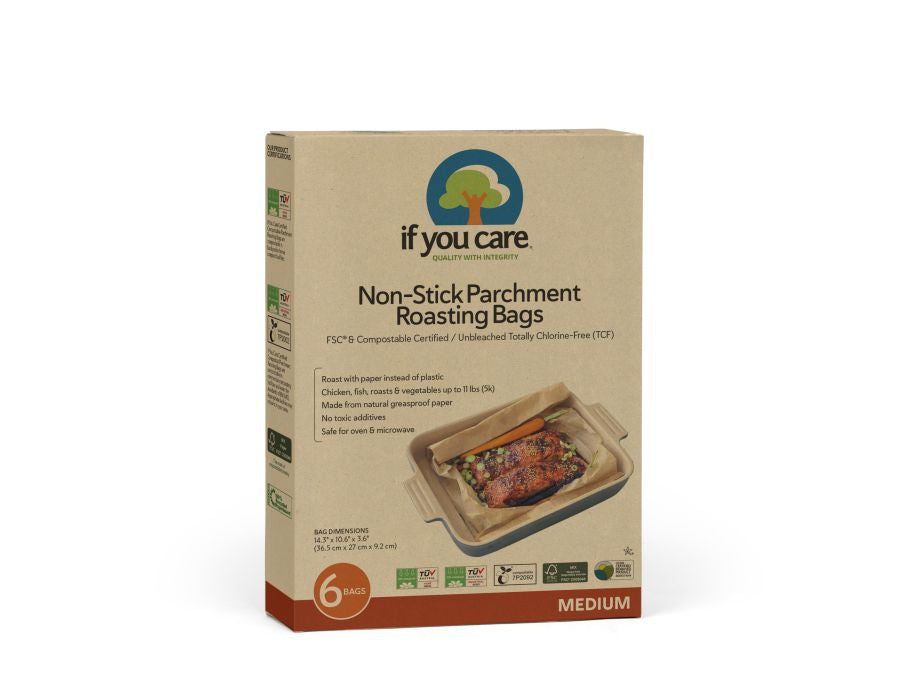 If You Care - Papieren Gaar en Braadzak - FSC - Medium - 6 stuks