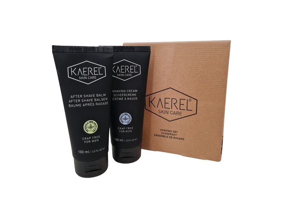 Kaerel Skin Care - Cadeauset Scheerset - Scheercrème + After Shave Balsem