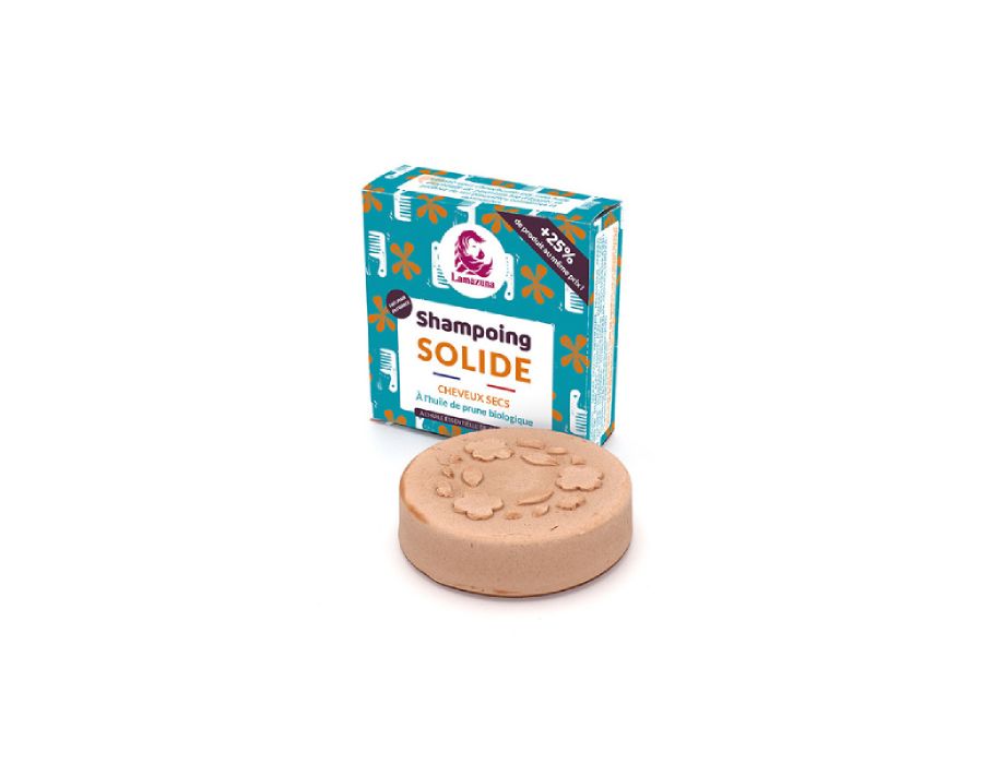 Lamazuna - Shampoo Blok - Droog Haar - Pruimenolie