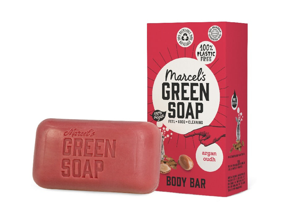 Marcel's Green Soap - Body Bar - Argan & Oudh