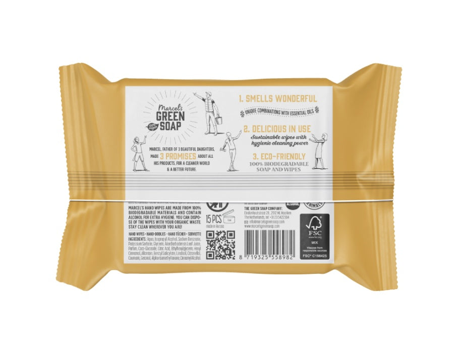 Marcel's Green Soap - Reinigingsdoekjes - Vanilla & Cherry Blossom