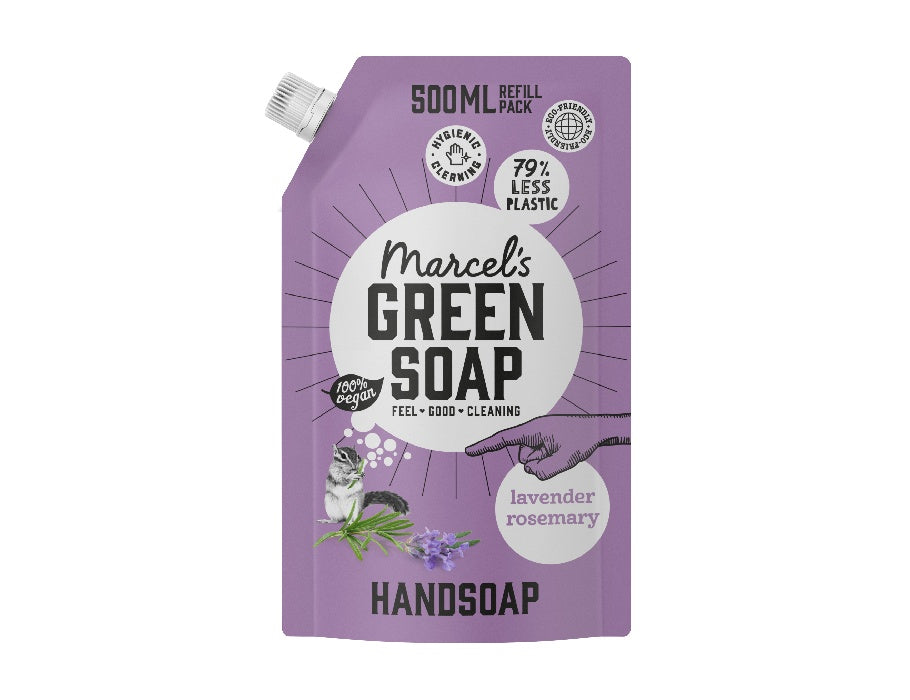 Marcel's Green Soap - Refill Handzeep - Lavendel & Rozemarijn - 500ml