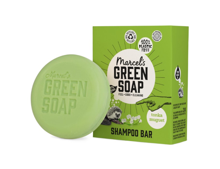 Marcel’s Green Soap - Shampoo Bar - Tonka & Muguet