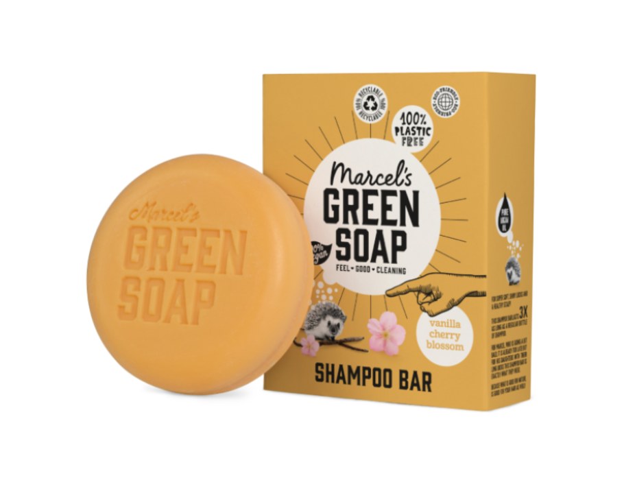 Marcel’s Green Soap - Shampoo Bar - Vanille & Kersenbloesem