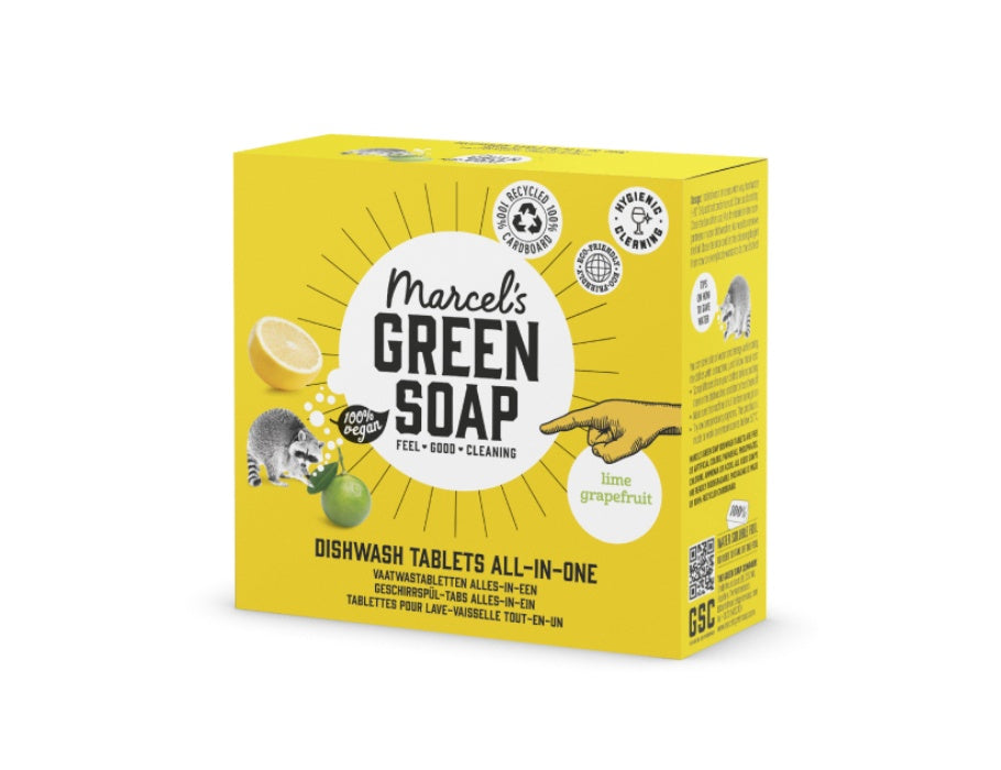 Marcel's Green Soap - Vaatwastabletten - All-In-One - 25 stuks (kopie)