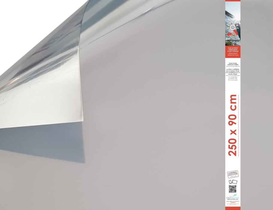 Maclean - Warmtewerende Raamfolie - Zelfklevend - 90x250 cm