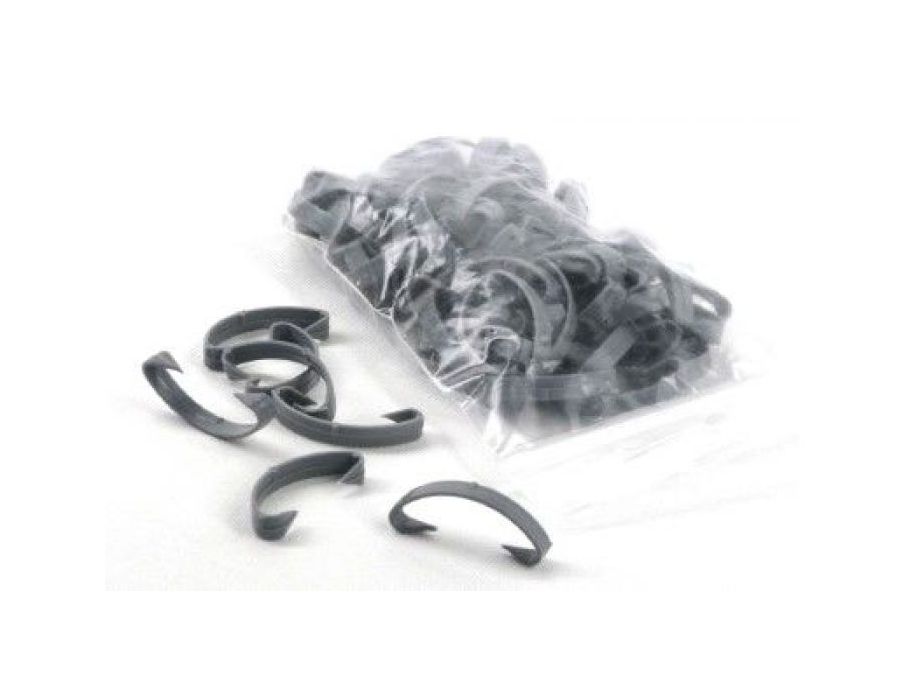 Maclean - Buisisolatieclips - Grijs - 100 Stuks