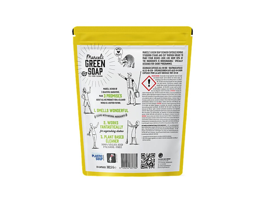 Marcel's Green Soap - Vaatwascapsules - All-In-One - 25 stuks