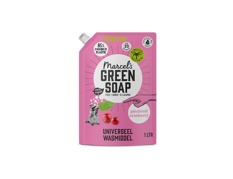 Marcel's Green Soap - Refill Wasmiddel - Patchouli & Cranberry