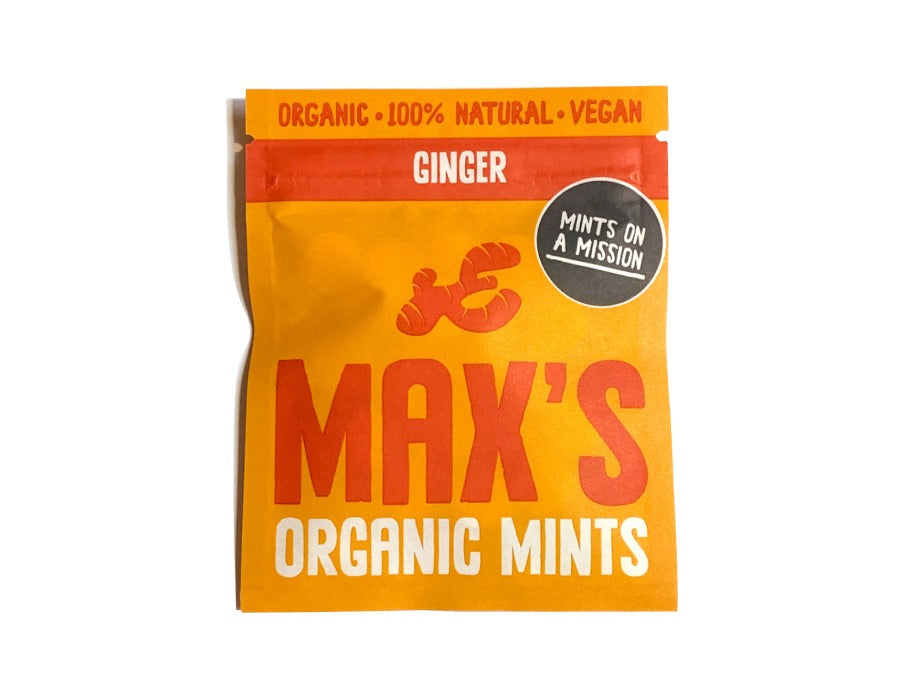 Max Organic Mints - Ginger Mints - 17gr