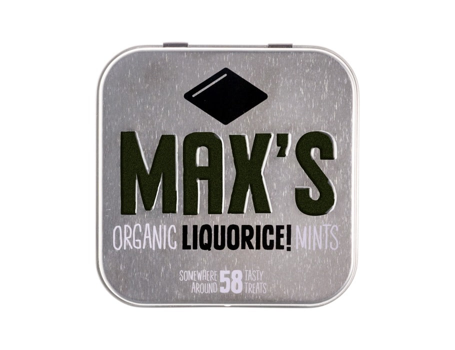 Max Organic Mints - Liquorice Mints - 35gr