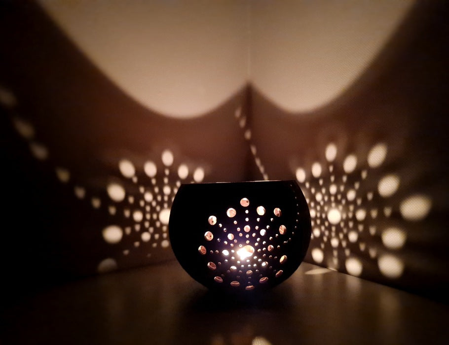 Namture - Kokosnoot Kaarsenhouder - Sunshine