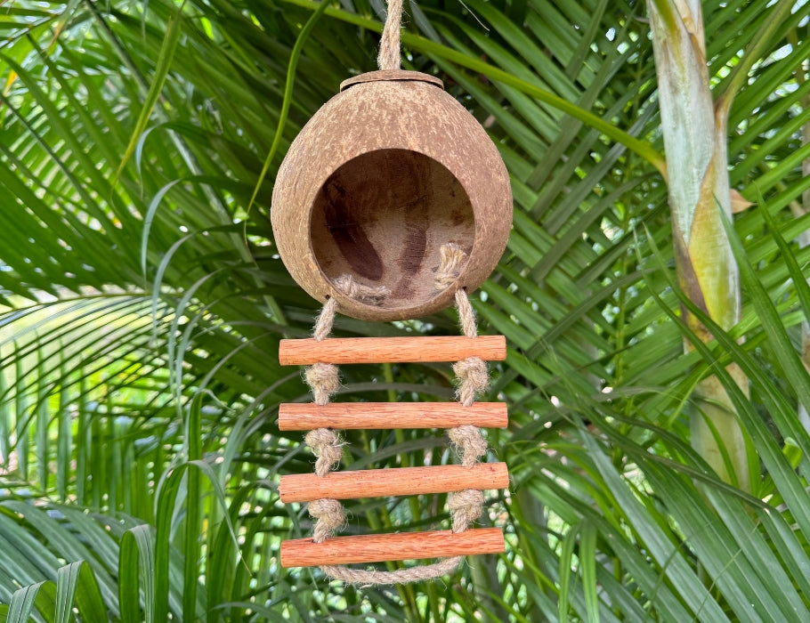 Namture - Vogelvoederhuisje van kokosnoot