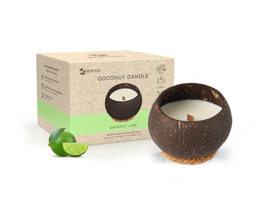 Namture - Kokosnoot Kaars - Coconut Lime - 180g