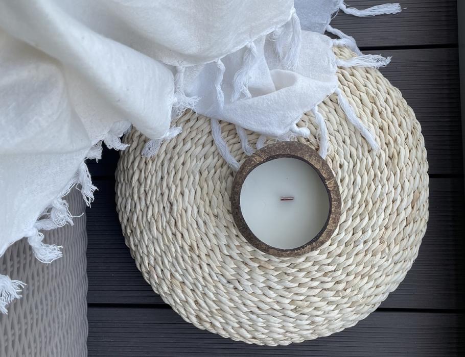 Namture - Kokosnoot Kaars - Geurvrij - 300g