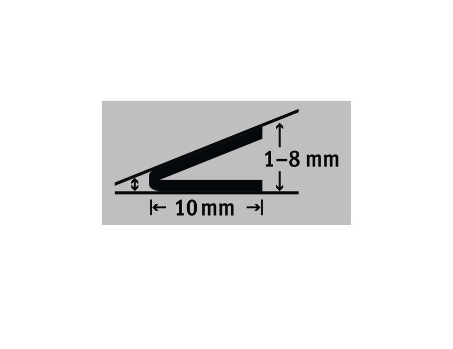 Fix-o-moll - Tochtband V-profiel 10x10mm - 10mtr - Wit